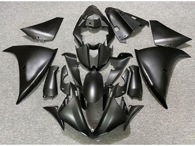 Noir Mat & Or 2009-2011 Yamaha R1 Carénage Moto