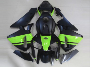Noir Mat & Vert Clair 2005-2006 Honda CBR600RR Carénage Moto