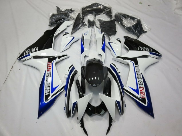 Noir Rockstar 2011-2024 Suzuki GSXR 600-750 Carénage Moto Noir Rockstar 2011-2024 Suzuki GSXR 600-750 Carénage Moto