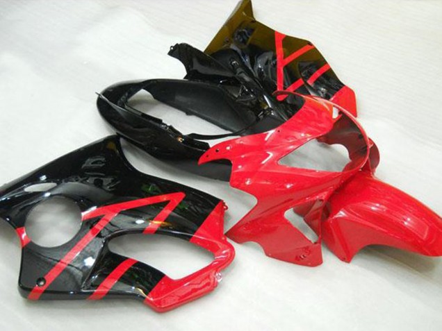 Noir Rouge 1999-2000 Honda CBR600 F4 Carénage Moto Noir Rouge 1999-2000 Honda CBR600 F4 Carénage Moto