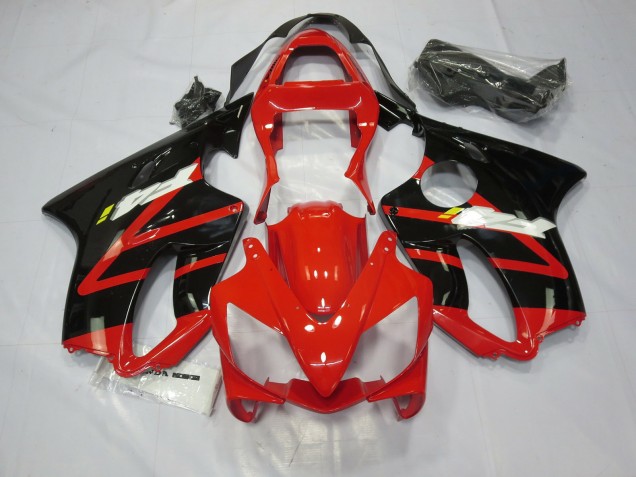 Noir Rouge & Jaune 2001-2003 Honda CBR600 F4i Carénage Moto Noir Rouge & Jaune 2001-2003 Honda CBR600 F4i Carénage Moto