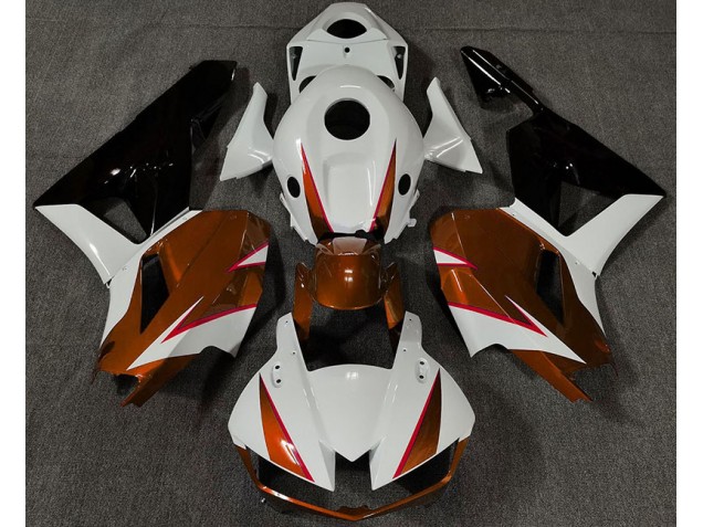 Orange Brillant Blanc & Rouge 2013-2023 Honda CBR600RR Carénage Moto Orange Brillant Blanc & Rouge 2013-2023 Honda CBR600RR Carénage Moto