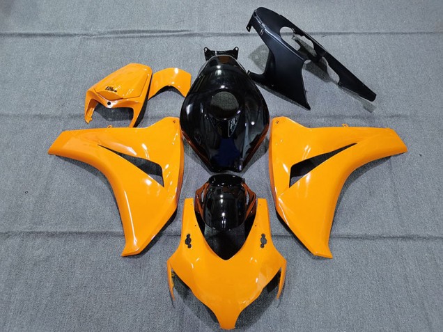 Orange Brillant & Noir 2008-2011 Honda CBR1000RR Carénage Moto Orange Brillant & Noir 2008-2011 Honda CBR1000RR Carénage Moto