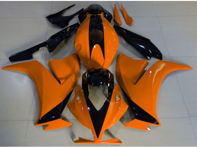 Orange Brillant & Noir 2012-2016 Honda CBR1000RR Carénage Moto