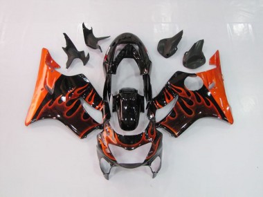 Orange Flamme 1999-2000 Honda CBR600 F4 Carénage Moto