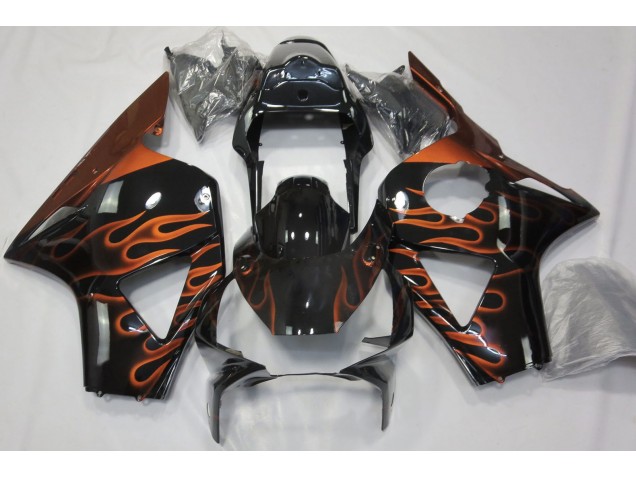 Orange Flamme 2002-2003 Honda CBR954RR Carénage Moto Orange Flamme 2002-2003 Honda CBR954RR Carénage Moto