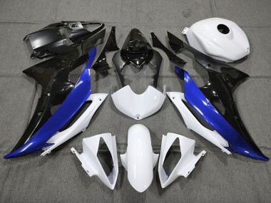Personnalisé Bleu Noir & Blanc 2008-2016 Yamaha R6 Carénage Moto