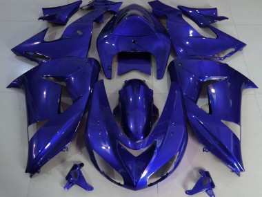 Plaine Bleu Profond 2006-2007 Kawasaki ZX10R Carénage Moto