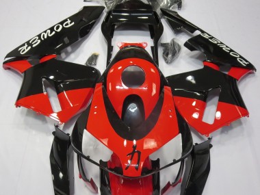 Puissance Rouge Brillant 2003-2004 Honda CBR600RR Carénage Moto
