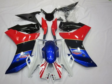Rayure Dorée Tricolore 2011-2012 Honda CBR600F Carénage Moto