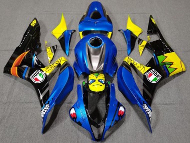 Requin Bleu 2007-2008 Honda CBR600RR Carénage Moto