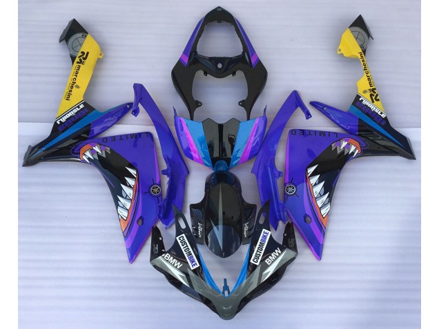 Requin Bleu 2007-2008 Yamaha R1 Carénage Moto Requin Bleu 2007-2008 Yamaha R1 Carénage Moto