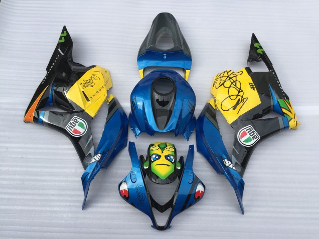Requin Bleu 2009-2012 Honda CBR600RR Carénage Moto Requin Bleu 2009-2012 Honda CBR600RR Carénage Moto