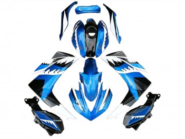 Requin Bleu Clair 2015-2018 Yamaha R3 Carénage Moto
