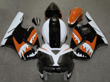 Requin Orange 2002-2005 Kawasaki ZX12R Carénage Moto