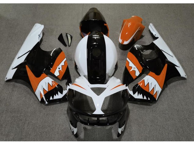 Requin Orange 2002-2005 Kawasaki ZX12R Carénage Moto Requin Orange 2002-2005 Kawasaki ZX12R Carénage Moto