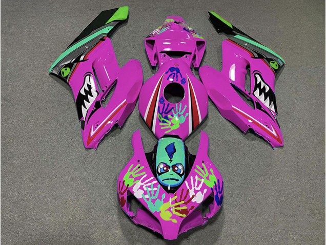 Requin Rose 2004-2005 Honda CBR1000RR Carénage Moto