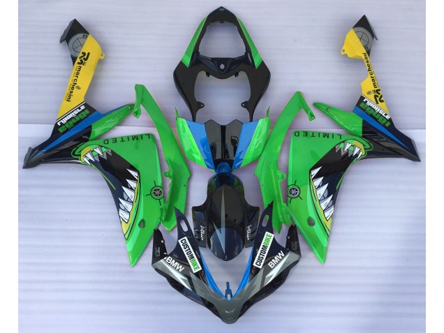 Requin Vert 2007-2008 Yamaha R1 Carénage Moto Requin Vert 2007-2008 Yamaha R1 Carénage Moto