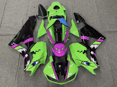 Requin Vert 2013-2023 Honda CBR600RR Carénage Moto