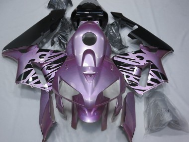 Rosa Viola Fiamma 2005-2006 Honda CBR600RR Carénage Moto