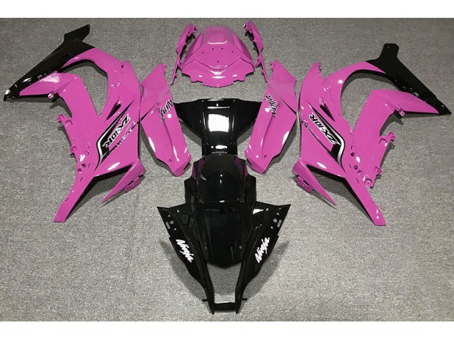 Rose Brillant & Logos 2011-2015 Kawasaki ZX10R Carénage Moto Rose Brillant & Logos 2011-2015 Kawasaki ZX10R Carénage Moto