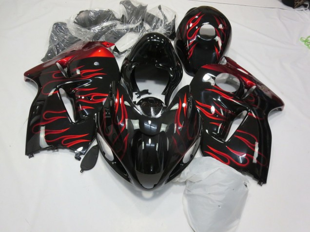 Rosso Fiamma 1997-2007 Suzuki GSXR 1300 Carénage Moto Rosso Fiamma 1997-2007 Suzuki GSXR 1300 Carénage Moto