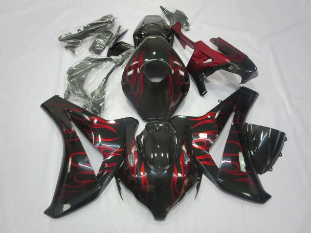 Rosso Fiamma 2008-2011 Honda CBR1000RR Carénage Moto Rosso Fiamma 2008-2011 Honda CBR1000RR Carénage Moto