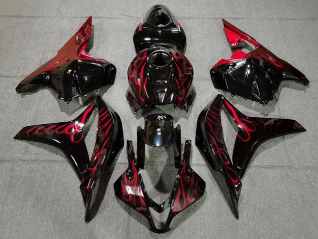Rosso Fiamma 2009-2012 Honda CBR600RR Carénage Moto Rosso Fiamma 2009-2012 Honda CBR600RR Carénage Moto