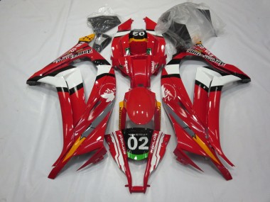 Rouge 02 2011-2015 Kawasaki ZX10R Carénage Moto