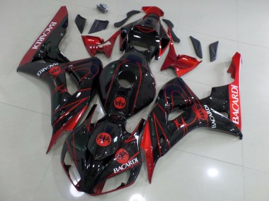 Rouge Bacardi 2006-2007 Honda CBR1000RR Carénage Moto
