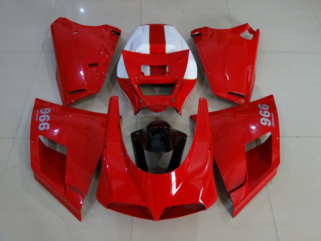 Rouge Brillant 1993-2005 Ducati 996 748 916 998 Carénage Moto Rouge Brillant 1993-2005 Ducati 996 748 916 998 Carénage Moto