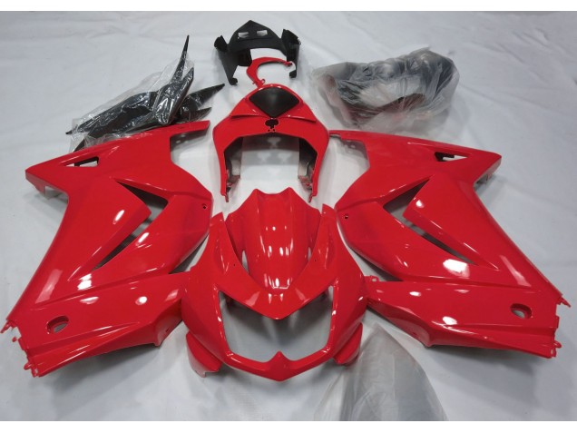 Rouge Brillant 2008-2012 Kawasaki Ninja 250 Carénage Moto Rouge Brillant 2008-2012 Kawasaki Ninja 250 Carénage Moto