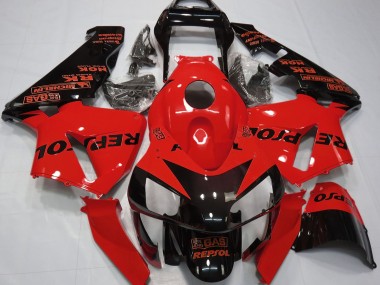 Rouge Brillant Repsol 2003-2004 Honda CBR600RR Carénage Moto