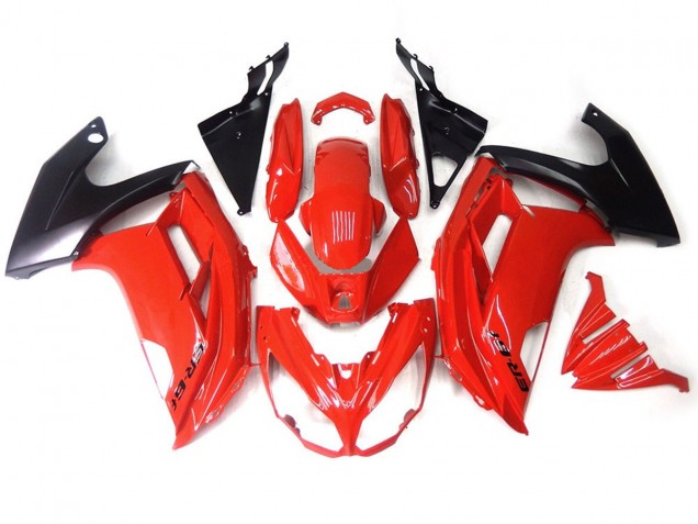 Rouge Noir 2012-2016 Kawasaki Ninja 650R Carénage Moto Rouge Noir 2012-2016 Kawasaki Ninja 650R Carénage Moto