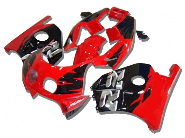 Rouge Noir Argent Rr 1990-1998 Honda CBR250RR Carénage Moto Rouge Noir Argent Rr 1990-1998 Honda CBR250RR Carénage Moto