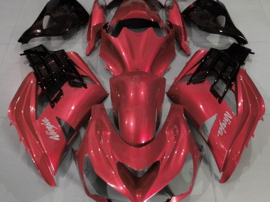 Rouge Vif 2012-2021 Kawasaki ZX14R Carénage Moto