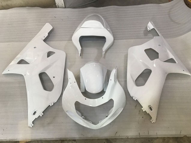 Rs Blanc 2001-2003 Suzuki GSXR 600-750 Carénage Moto Rs Blanc 2001-2003 Suzuki GSXR 600-750 Carénage Moto