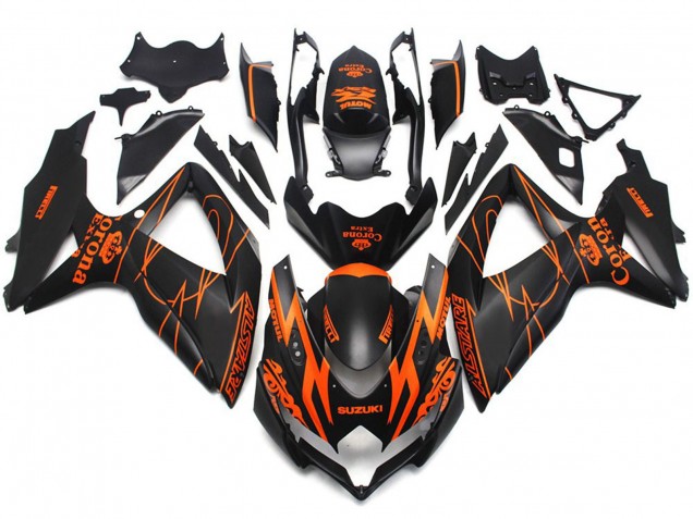 Spécial Matte Corona Personnalisé 2008-2010 Suzuki GSXR 600-750 Carénage Moto Spécial Matte Corona Personnalisé 2008-2010 Suzuki GSXR 600-750 Carénage Moto