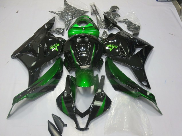 Spécial Vert Brillant Noir 2009-2012 Honda CBR600RR Carénage Moto Spécial Vert Brillant Noir 2009-2012 Honda CBR600RR Carénage Moto