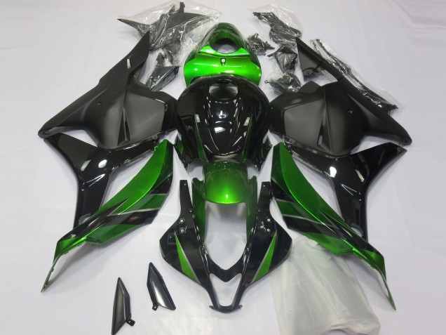 Spécial Vert Noir Mat 2009-2012 Honda CBR600RR Carénage Moto Spécial Vert Noir Mat 2009-2012 Honda CBR600RR Carénage Moto