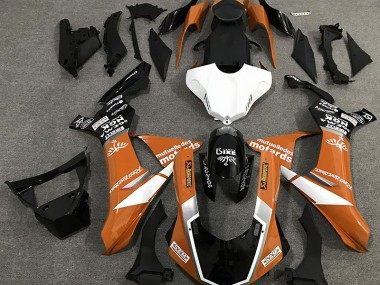 Style De Logo Orange Brillant 2015-2019 Yamaha R1 Carénage Moto