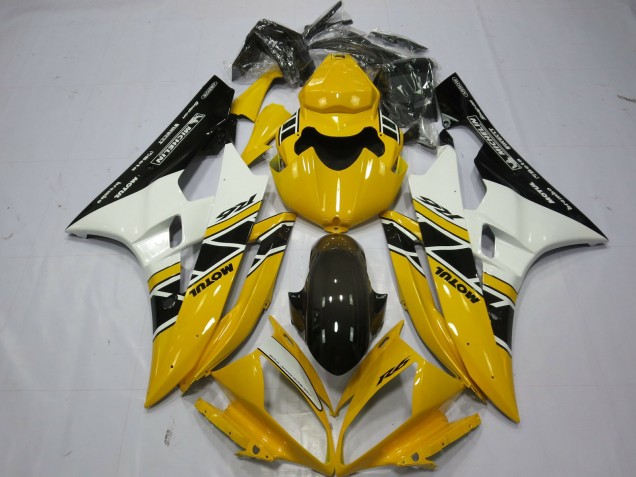 Style Jaune Motul OEM 2006-2007 Yamaha R6 Carénage Moto Style Jaune Motul OEM 2006-2007 Yamaha R6 Carénage Moto