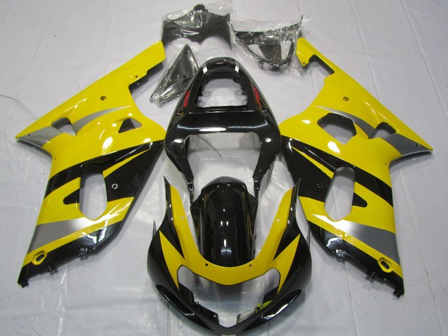 Style Jaune OEM 2001-2003 Suzuki GSXR 600-750 Carénage Moto Style Jaune OEM 2001-2003 Suzuki GSXR 600-750 Carénage Moto