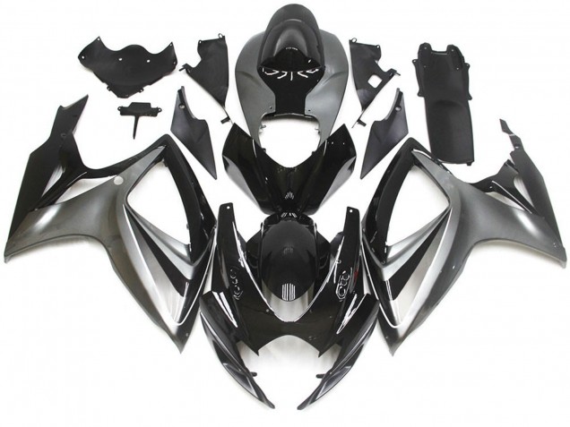 Style Spécial OEM Argent & Noir 2006-2007 Suzuki GSXR 600-750 Carénage Moto Style Spécial OEM Argent & Noir 2006-2007 Suzuki GSXR 600-750 Carénage Moto