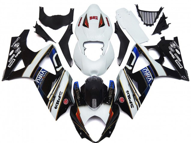 Style VIRU Personnalisé 2007-2008 Suzuki GSXR 1000 Carénage Moto Style VIRU Personnalisé 2007-2008 Suzuki GSXR 1000 Carénage Moto