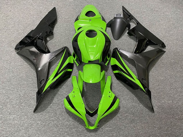 Style Vert Électrique OEM & Gris 2007-2008 Honda CBR600RR Carénage Moto Style Vert Électrique OEM & Gris 2007-2008 Honda CBR600RR Carénage Moto