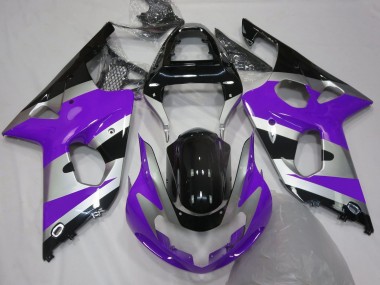 Style Violet Argent OEM 2000-2002 Suzuki GSXR 1000 Carénage Moto