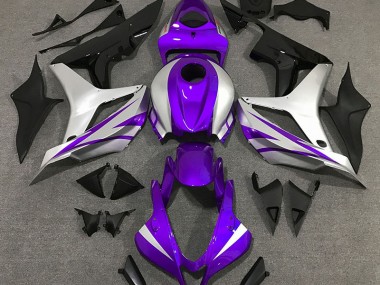 Style Violet & Argent OEM 2007-2008 Honda CBR600RR Carénage Moto