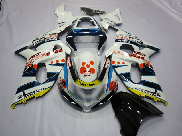 Taches 2001-2003 Suzuki GSXR 600-750 Carénage Moto Taches 2001-2003 Suzuki GSXR 600-750 Carénage Moto
