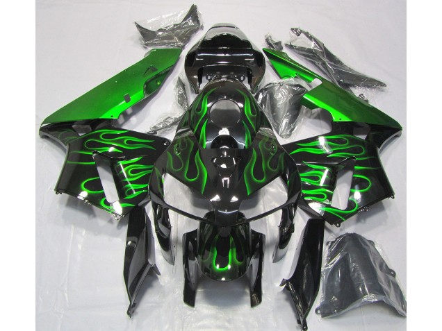 Verde Vibrante Fiamma 2005-2006 Honda CBR600RR Carénage Moto Verde Vibrante Fiamma 2005-2006 Honda CBR600RR Carénage Moto